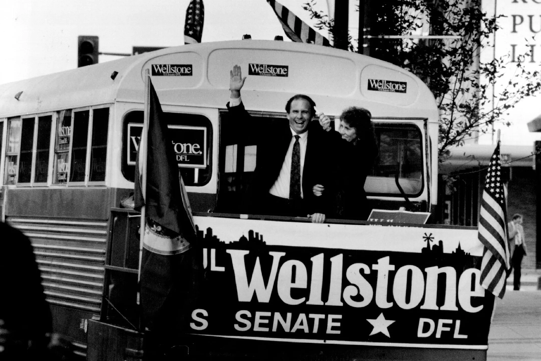 Wellstone Indiana The Wellstone campaign bus through the years