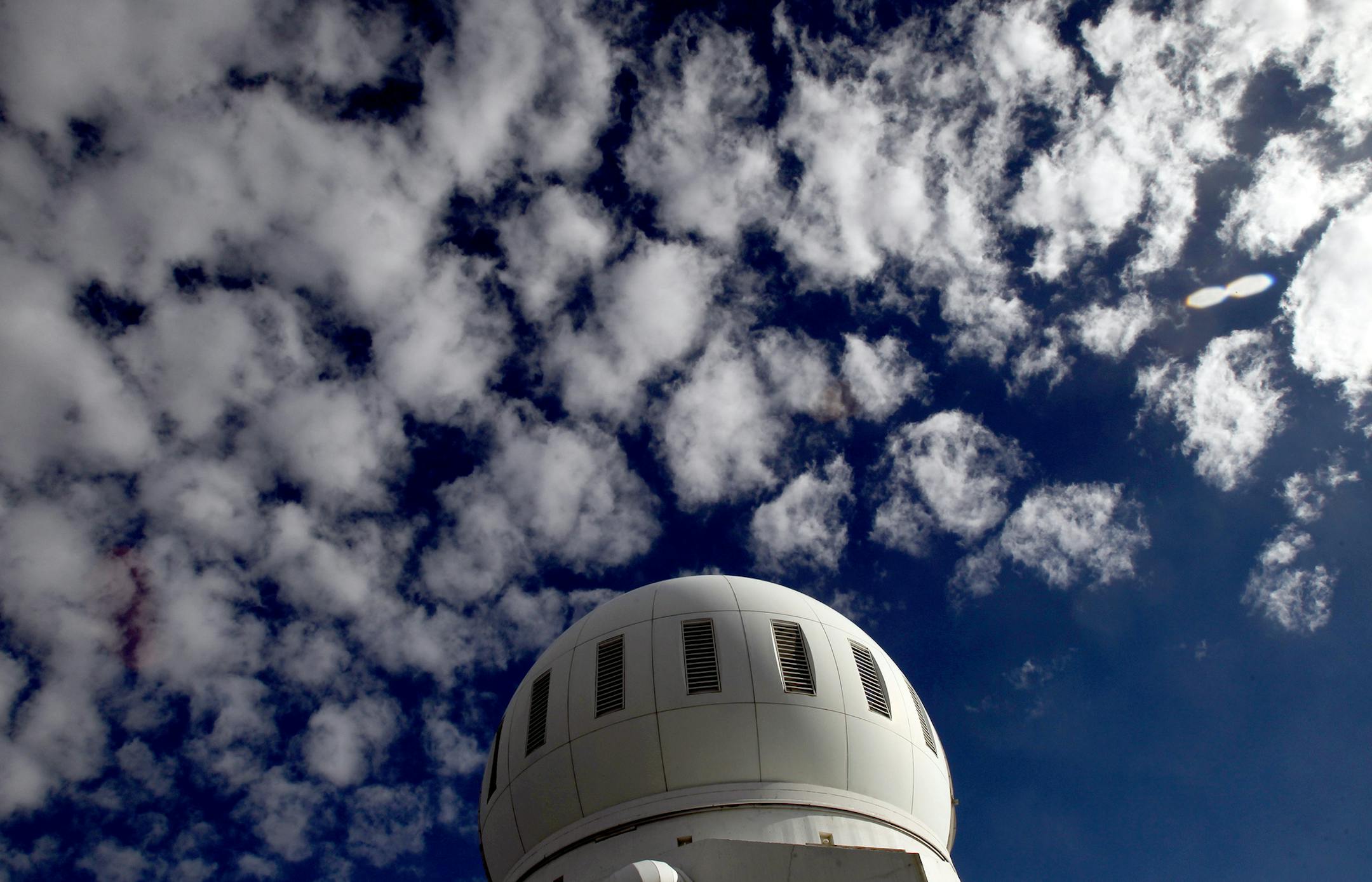 The Big Bear Solar Observatory completes its first year in operation as one of the world's largest and most sophisticated instruments for studying the sun, on October 7, 2014, in Big Bear, Calif. (Allen J. Schaben/Los Angeles Times/TNS) ORG XMIT: 1161923 ORG XMIT: MIN1412302311142828