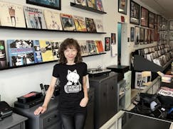 Michele Swanson will host an in-store appearance by one of her favorites, Tommy Stinson, on Saturday to celebrate Lucky Cat Records' opening.