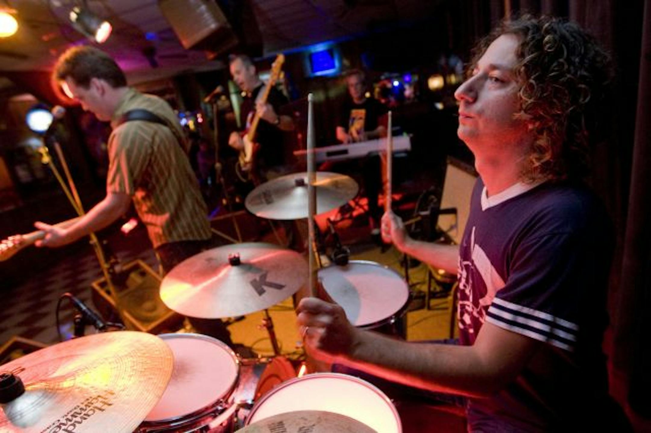 Trailer Trash on the stage at Lee's Liquor Lounge