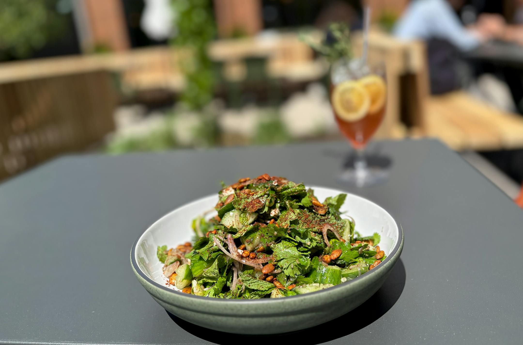 Salad on the Rosalia patio, Northest