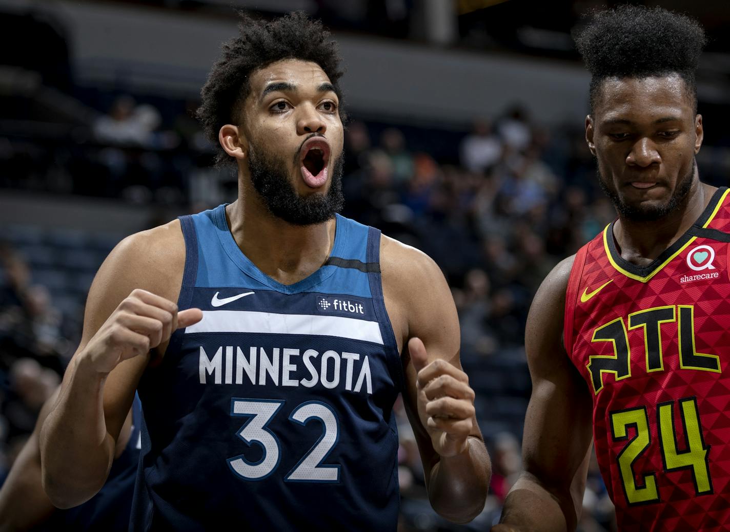 Timberwolves center Karl-Anthony Towns