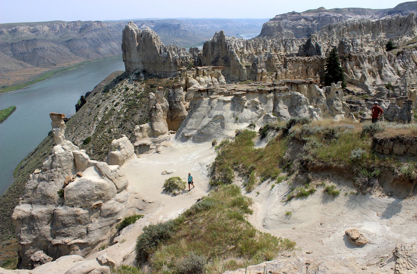 The Breaks area includes miles of badlands &#x2014; soft rock that has been worn by water, wind and time into fantastic shapes.