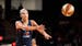Washington Mystics forward Elena Delle Donne (11) passes the ball during the first half of an WNBA basketball game against the Seattle Storm, Wednesda