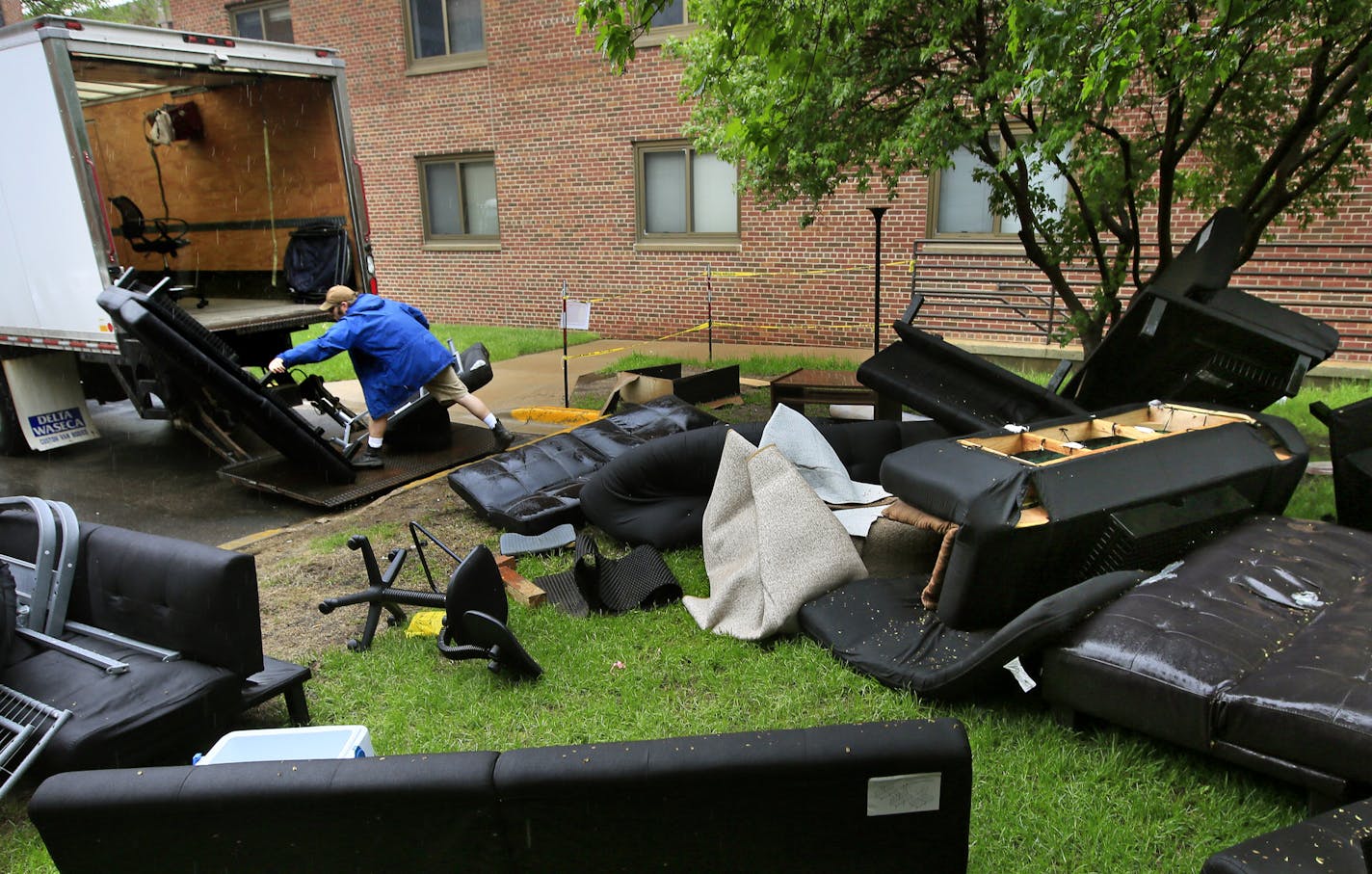 Each year about this time, thousands of U of M students begin clearing out their dorm rooms and apartments to prepare for summer break. The sea of furniture and beds and accessories that clutter the campus got folks thinking: Is there some way to recycle this, and at the same time, help other students? Such was the birth of Pack and Give Back, a pilot project that collects the furniture and belongings from the streets and truck it to a ReUse Center warehouse. At the end of the month, students ca