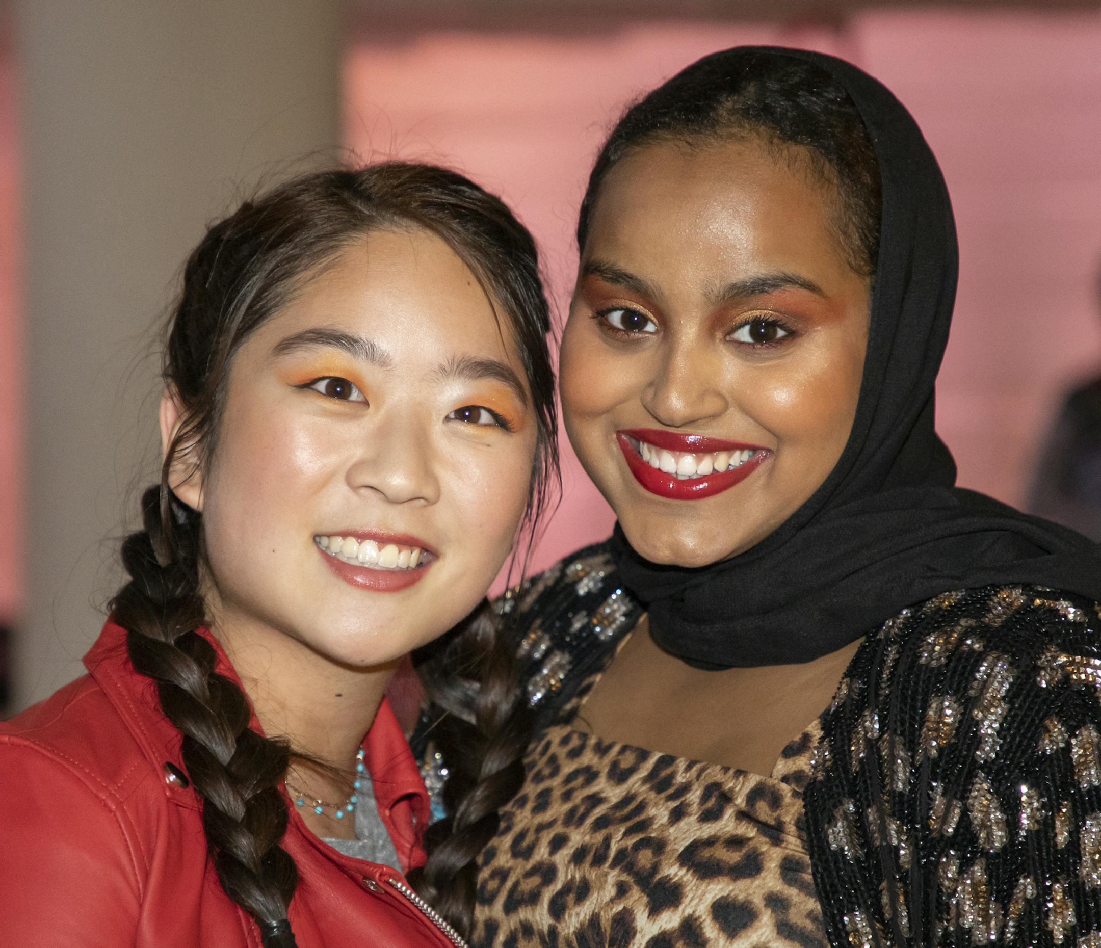 Shinbee Waldron and Nasri Maktal at Ready or Hot, Fashion meets passion for Planned Parenthood. [ Special to Star Tribune, photo by Matt Blewett, My Story Minnesota, matt@mystorymn.com, Feb. 19, 2020, International Market Square, Minneapolis, SAXO 1010220600 FACE030820