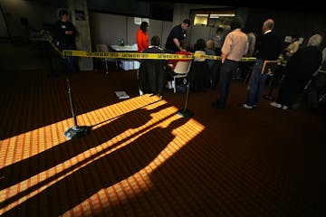 The recount in the U.S. Senate race between Norm Coleman and Al Franken continued Saturday morning at the Dakota County Judicial Center in Hastings.