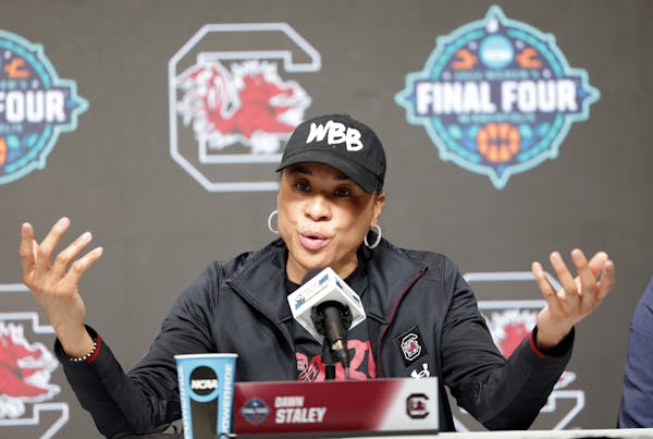 South Carolina head coach Dawn Staley called the NCAA transfer portal "a big old fad,'' and deemed it "way out of hand."