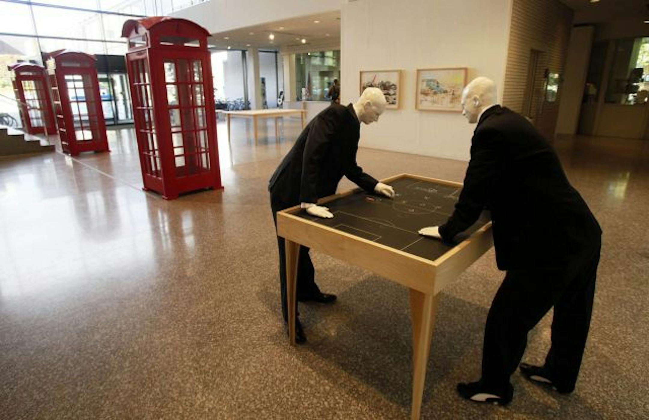 At the College of Art and Design.