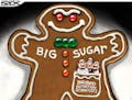 Sack cartoon: Sugar research sweetener