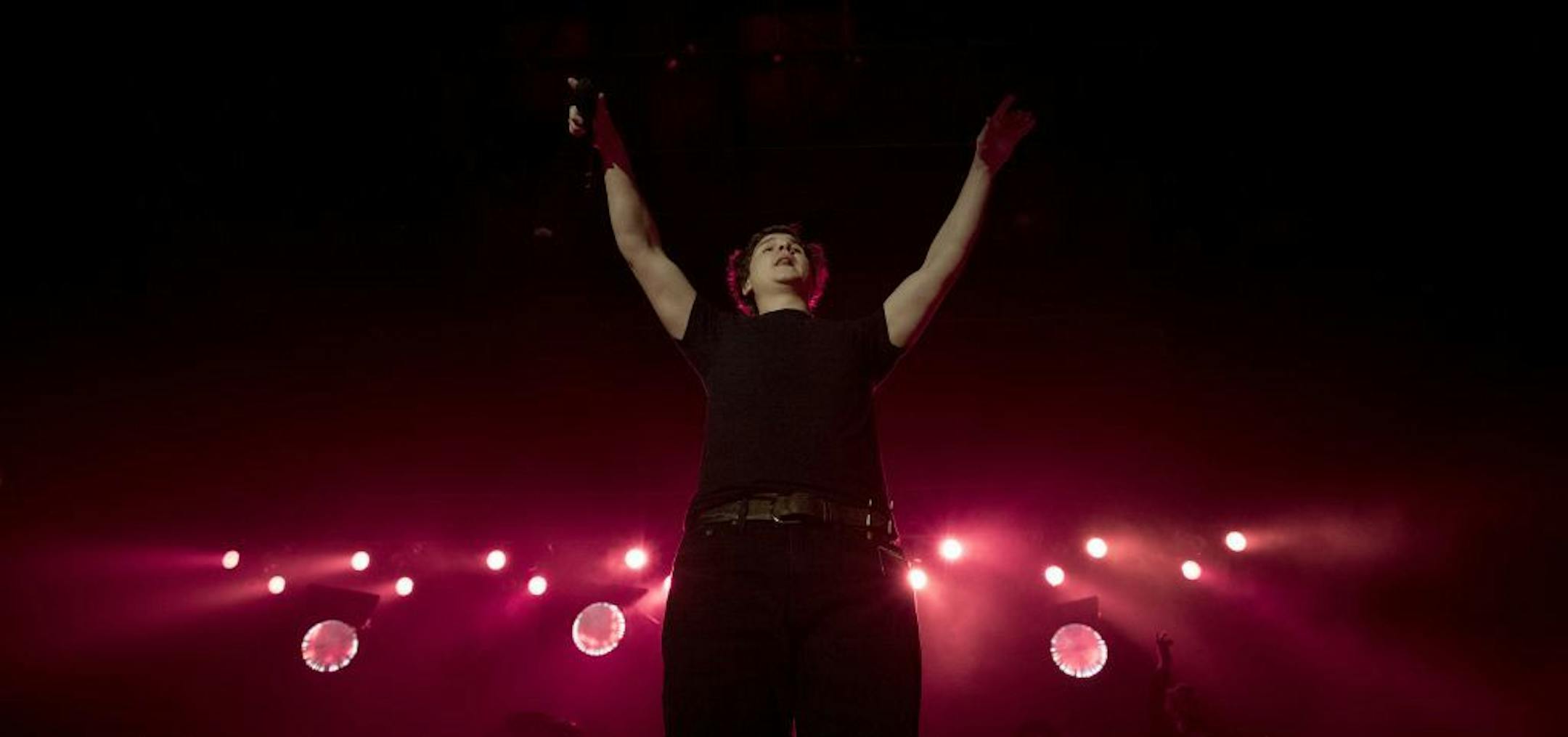 Lukas Forchhammer of Lukas Graham performed at The Myth in Maplewood.