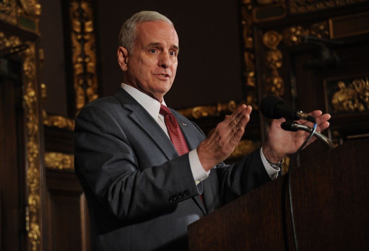 The state's finances, according to Gov. Mark Dayton and budget chief Jim Schowalter, are precarious enough that tapping financial reserves would not be prudent.