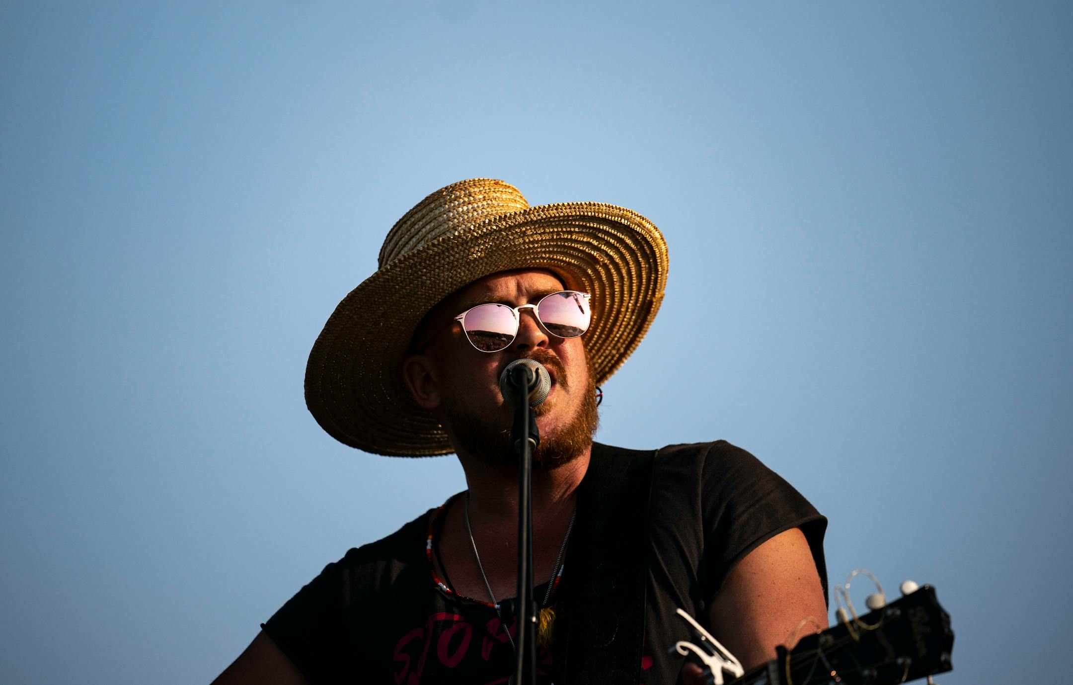 David Huckfelt and Unarmed Forces performed at the Water is Life Festival on Wednesday in Duluth.