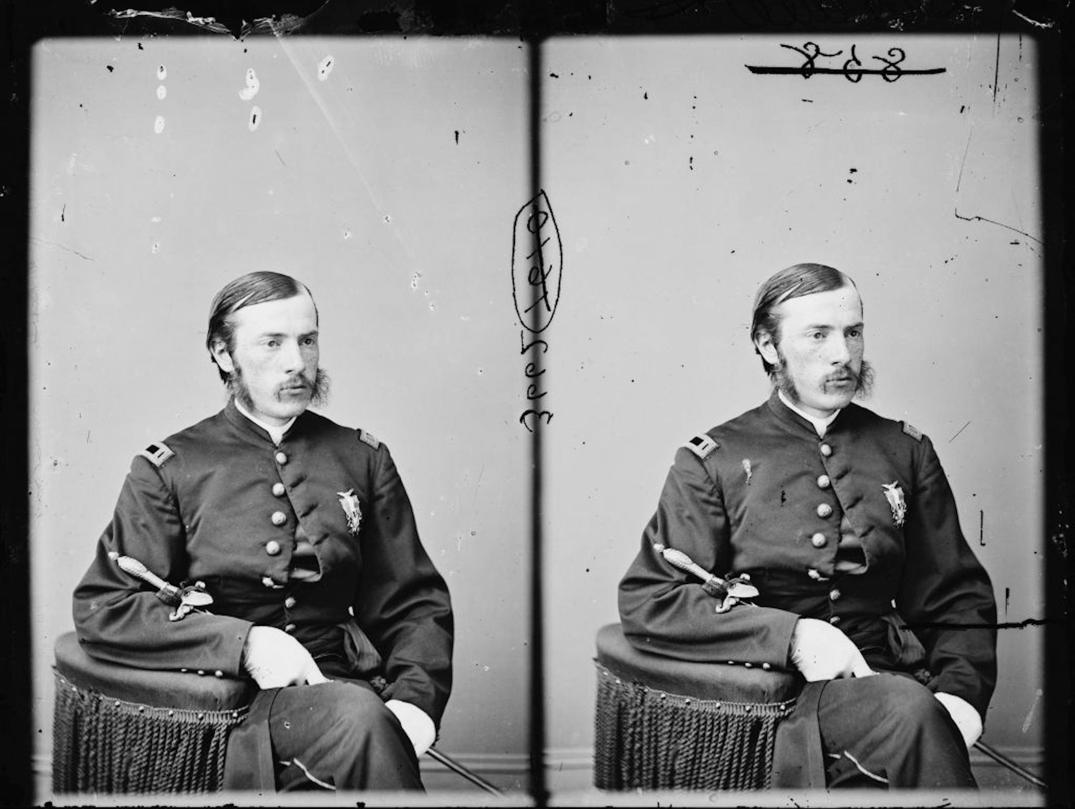 This undated photo provided by the Library of Congress shows Dr. Charles A. Leale, who was the first doctor to treat President Abraham Lincoln after he was shot at a Washington theater on the night of April 14, 1865. Now, 147 years later, a researcher with the Papers of Abraham Lincoln Project has discovered an original copy of Dr. Leale's clinical 21-page report from the night Lincoln was shot.