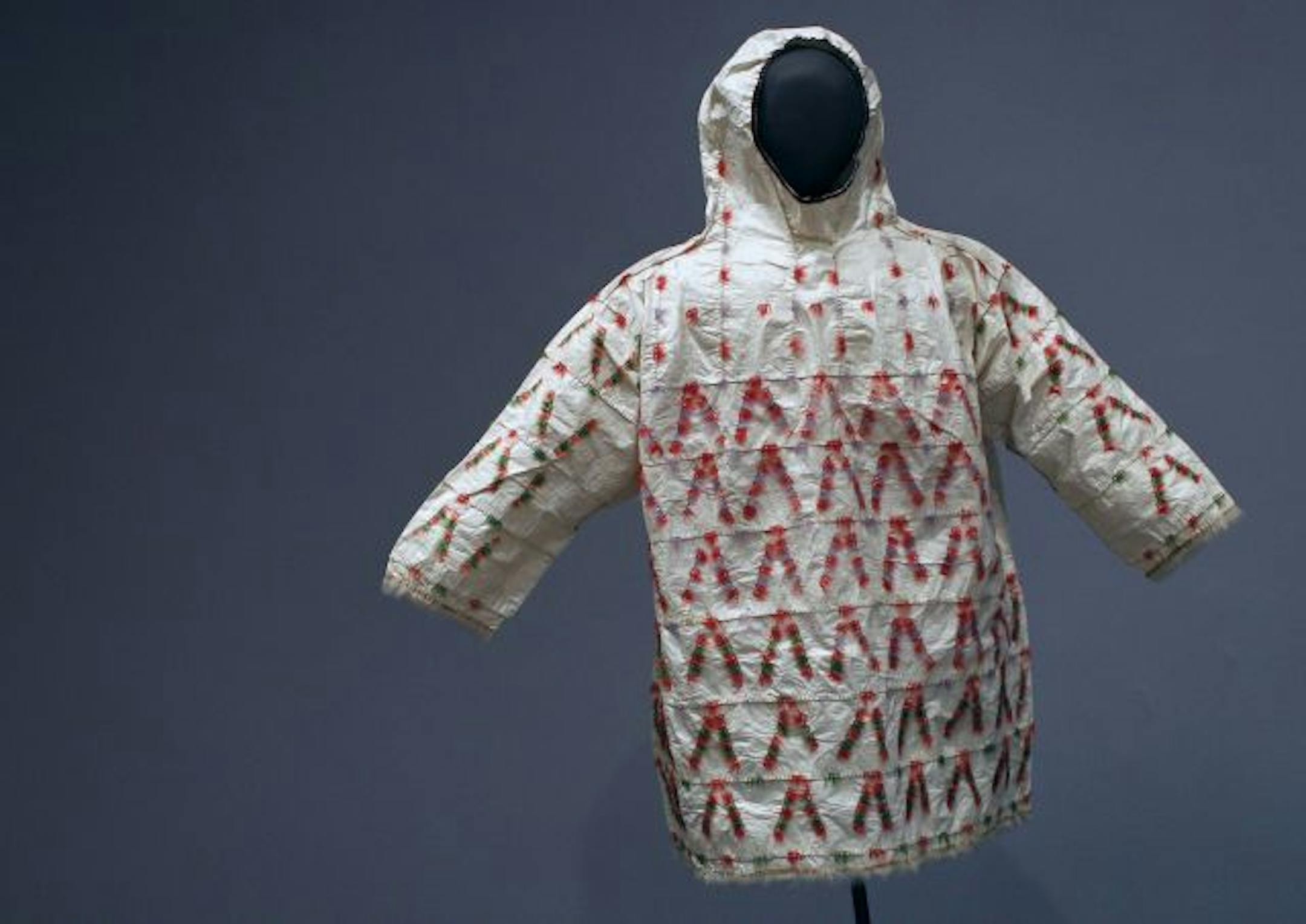 A parka made of seal intestines with fur trim is part of the Fenimore Art Museum in Cooperstown, NY.