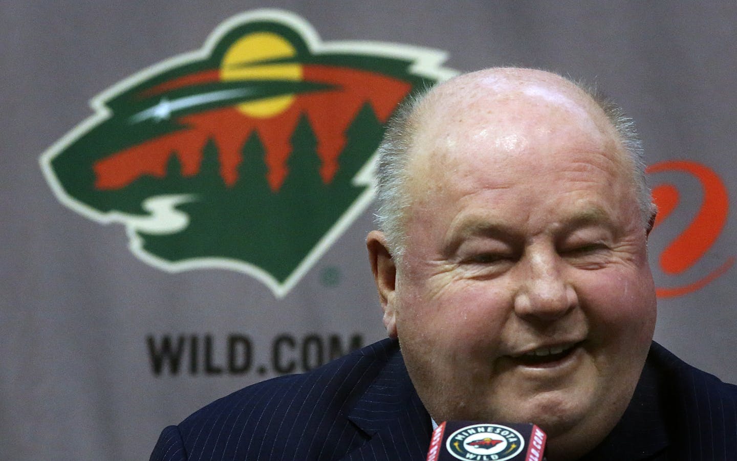 New Minnesota Wild head coach Bruce Boudreau