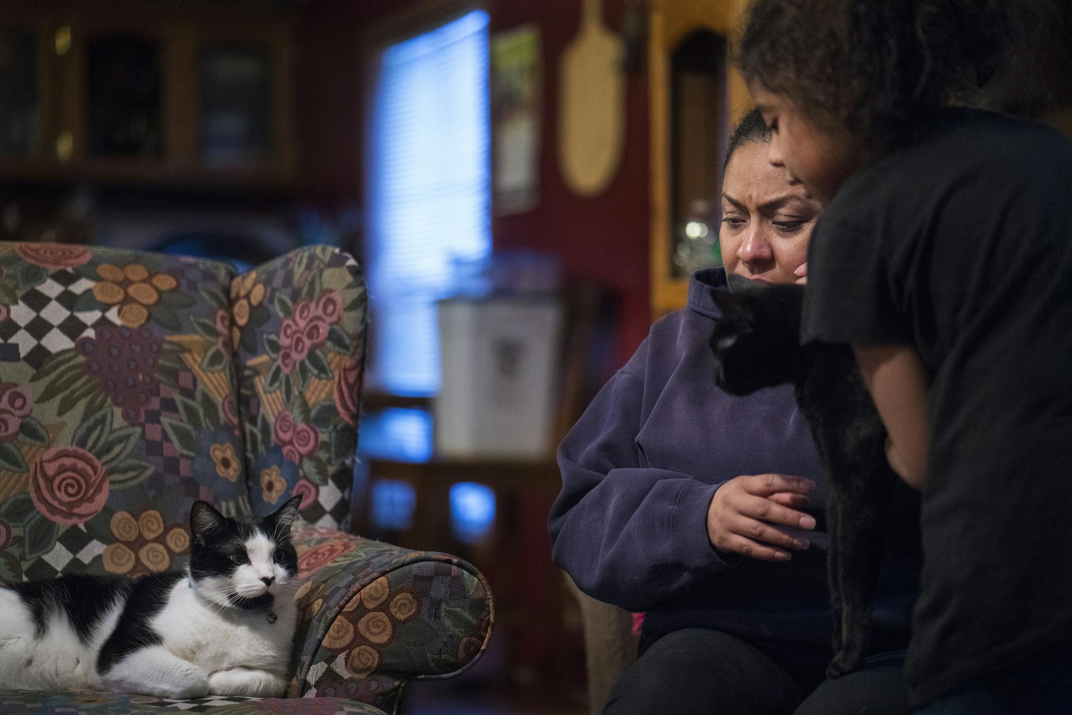 A family friend has been helping Sandra Gonzaga get through the crisis affecting her family including youngest daughter America,9. Her husband has a court date tomorrow.]n January, Sandra Gonzaga was featured in a Star Tribune story about a state human rights complaint she filed against her trailer park's management, including an allegation that a manager had reported residents to immigration authorities. The following week, ICE came to arrest her husband, who says the officer told him the agenc