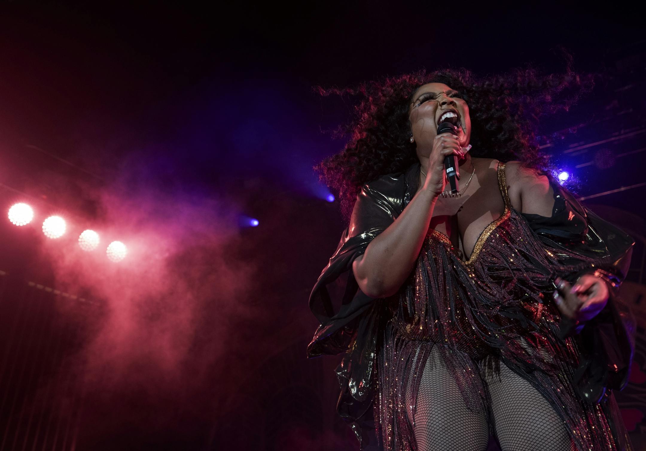 Lizzo performed at The Armory in Minneapolis.