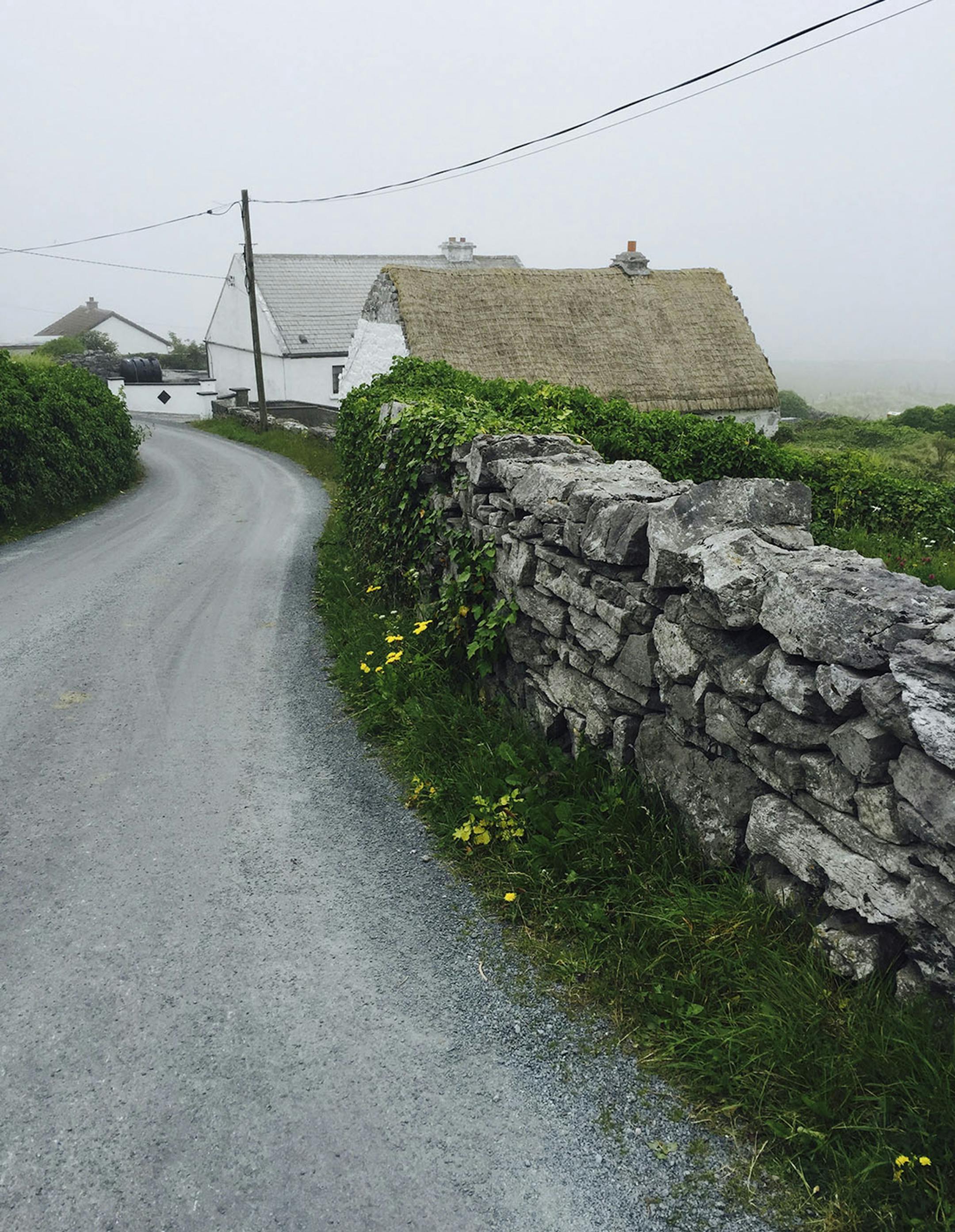 Thatched homes on Inisheer, the smallest of the three Aran Islands. (Sarah de Crescenzo/Orange County Register/TNS)