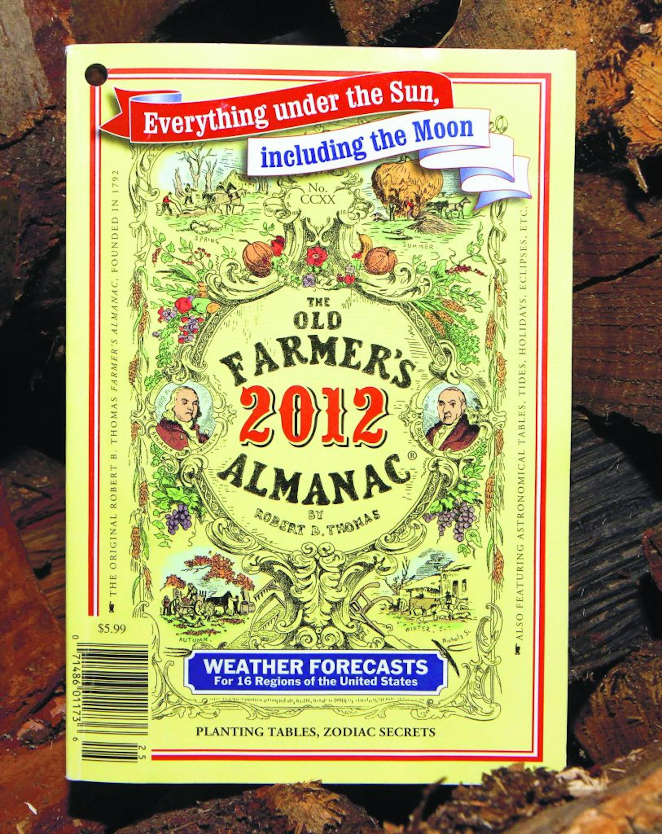The 2012 edition of the Old Farmer's Almanac.