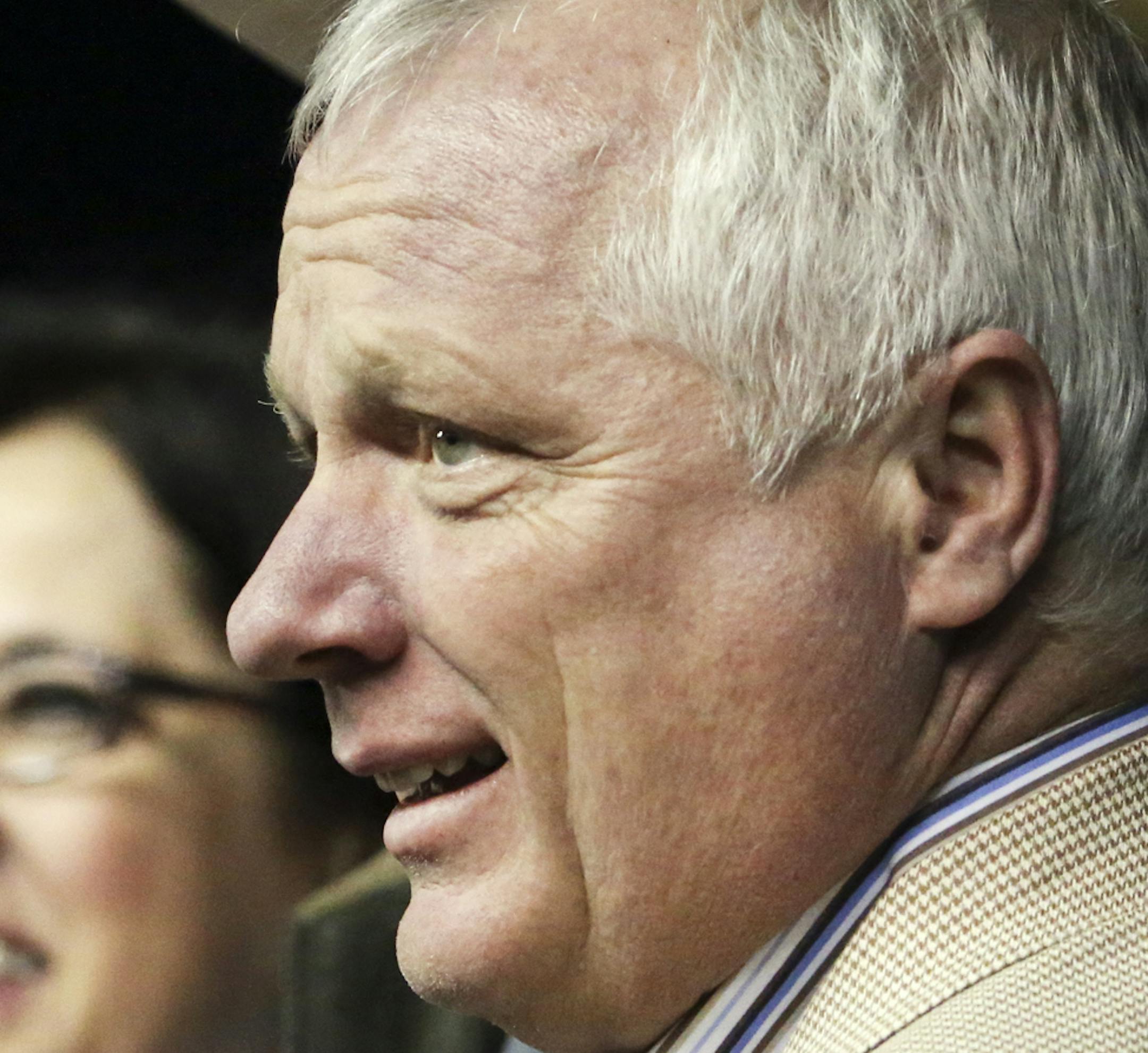 Randy Sampson is the track president and was seen in the Winner's Circle on opening night at Canterbury Park Friday, May 16, 2014, in Shakopee, MN. It takes a lot of folks behind the scenes to keep a horse track running smoothly.](DAVIDJOLES/STARTRIBUNE) djoles@startribune Opening night at Canterbury Park Friday, May 16, 2014, in Shakopee, MN ORG XMIT: MIN1405170831020592