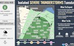 Isolated Severe Threat Tuesday