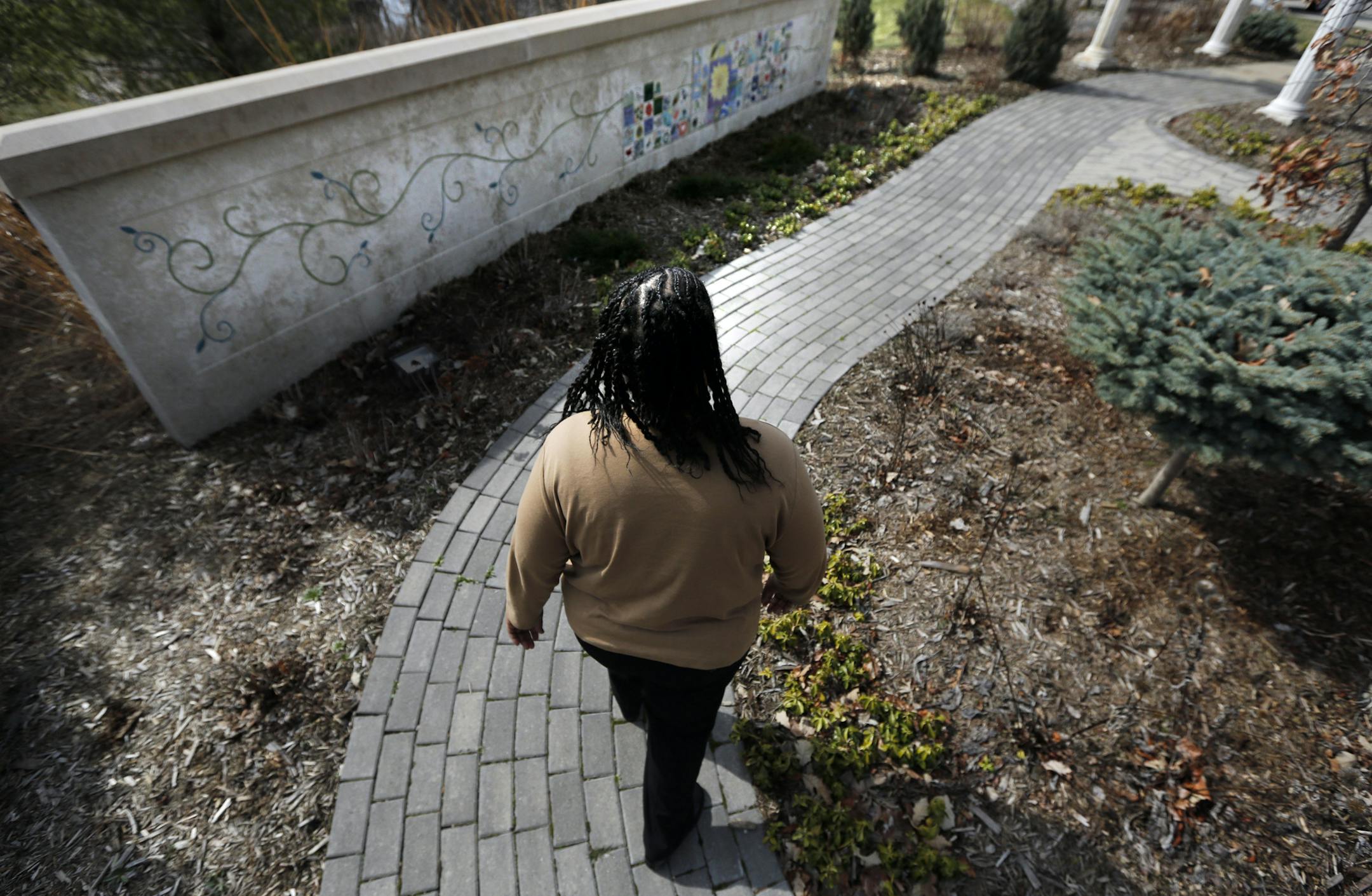 Emergency services manager Carmen Anderson at Cornerstone’s main office in Bloomington. “When your head and your heart are truly in it, you learn to listen to what they’re saying,” she said. “And you hear what they’re not saying.”
