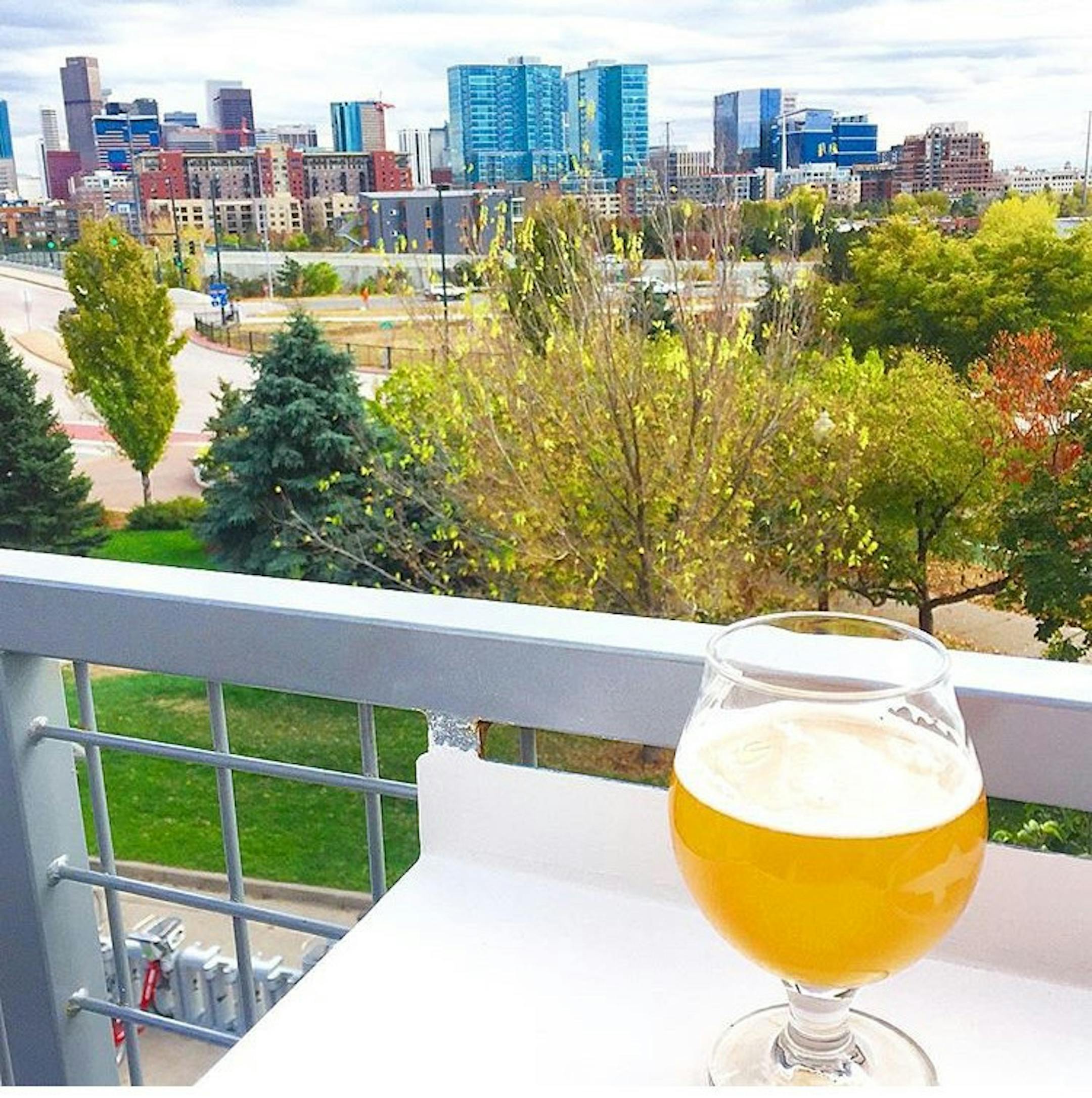 Avanti Food & Beverage in the LoHi neighborhood of Denver boasts skyline views from its rooftop patio. It's one of a growing number of food halls opening in the Denver area.