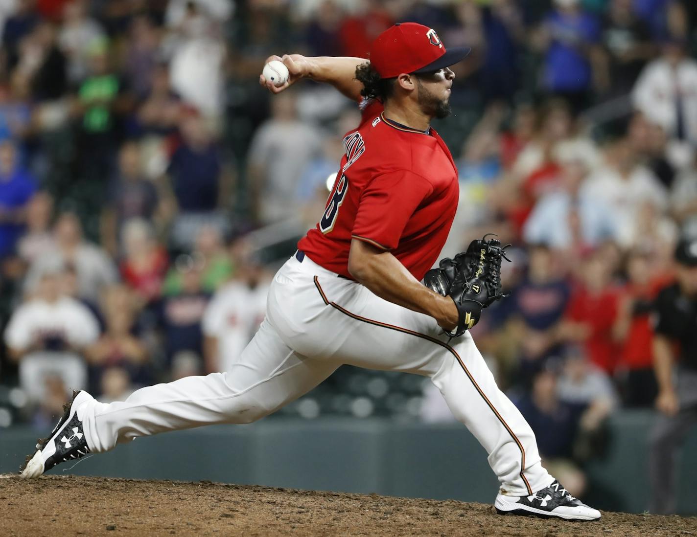 Gabriel Moya is one of the young pitchers the Twins acquired who could be used to help bring a starting putcher in trade.