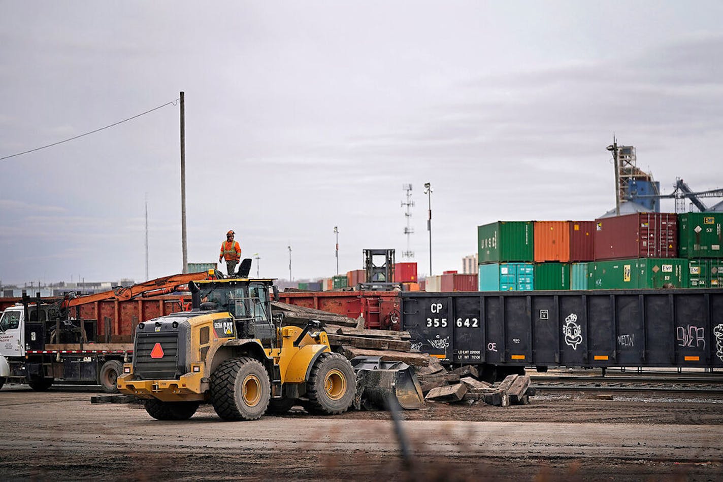 Canadian Pacific Railway's terminal in northeast Minneapolis. ] LEILA NAVIDI • leila.navidi@startribune.com