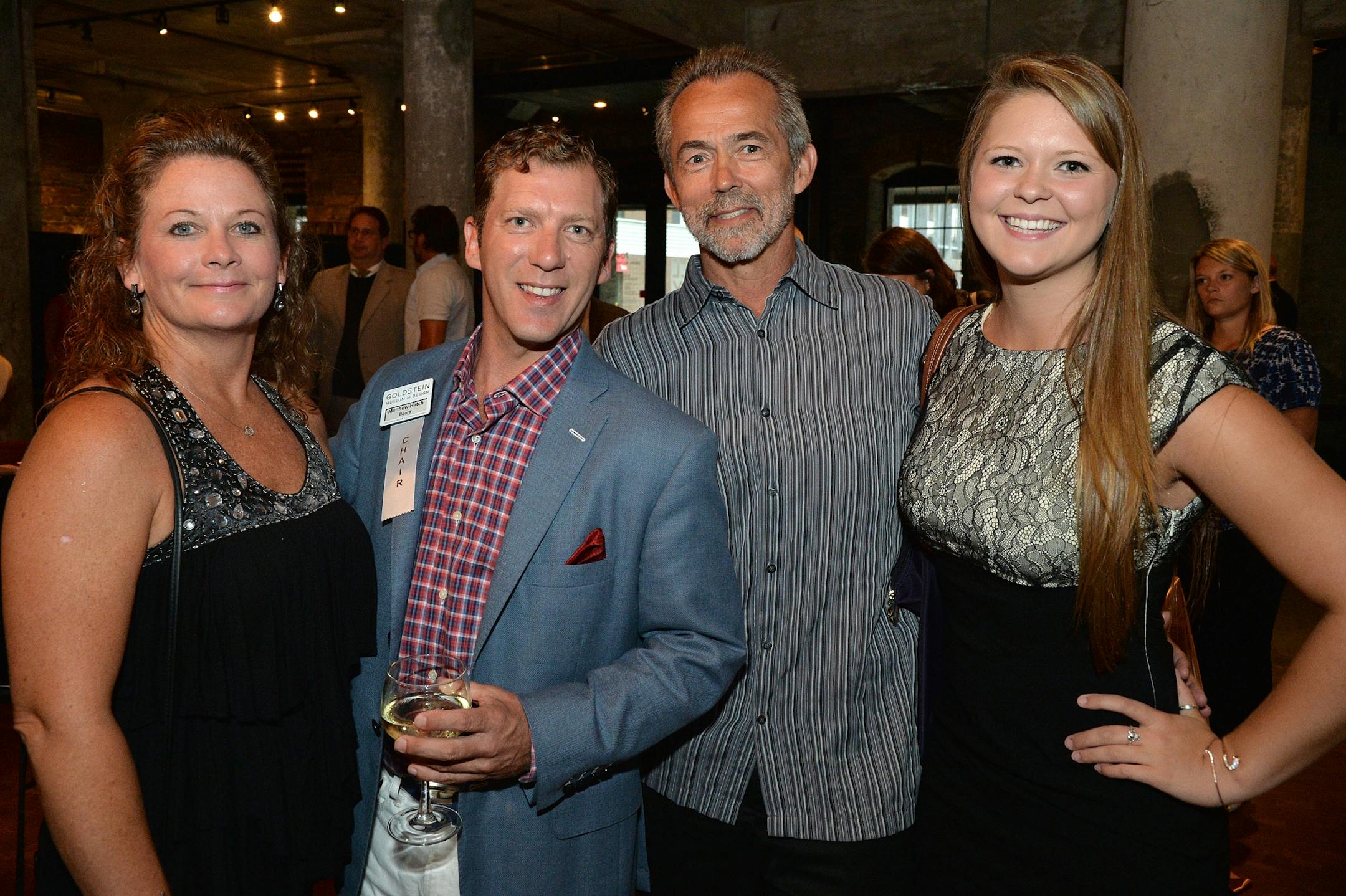 Cynthia Dutcher, Goldstein board member Matthew Hatch, Dean Dutcher and Callan Brown.