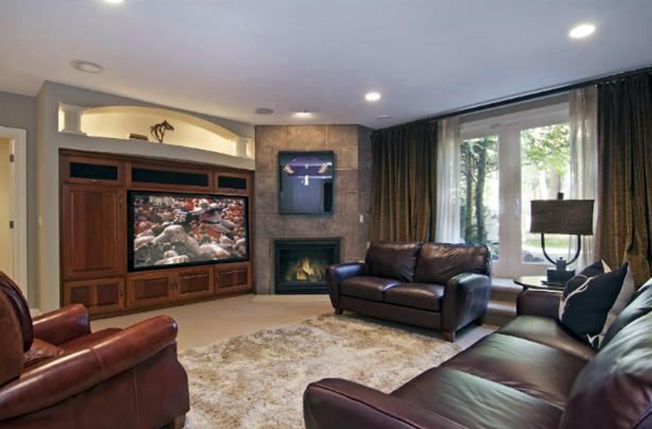 The 5,540-square foot home is in a gated neighborhood in the community of Tonka Bay.