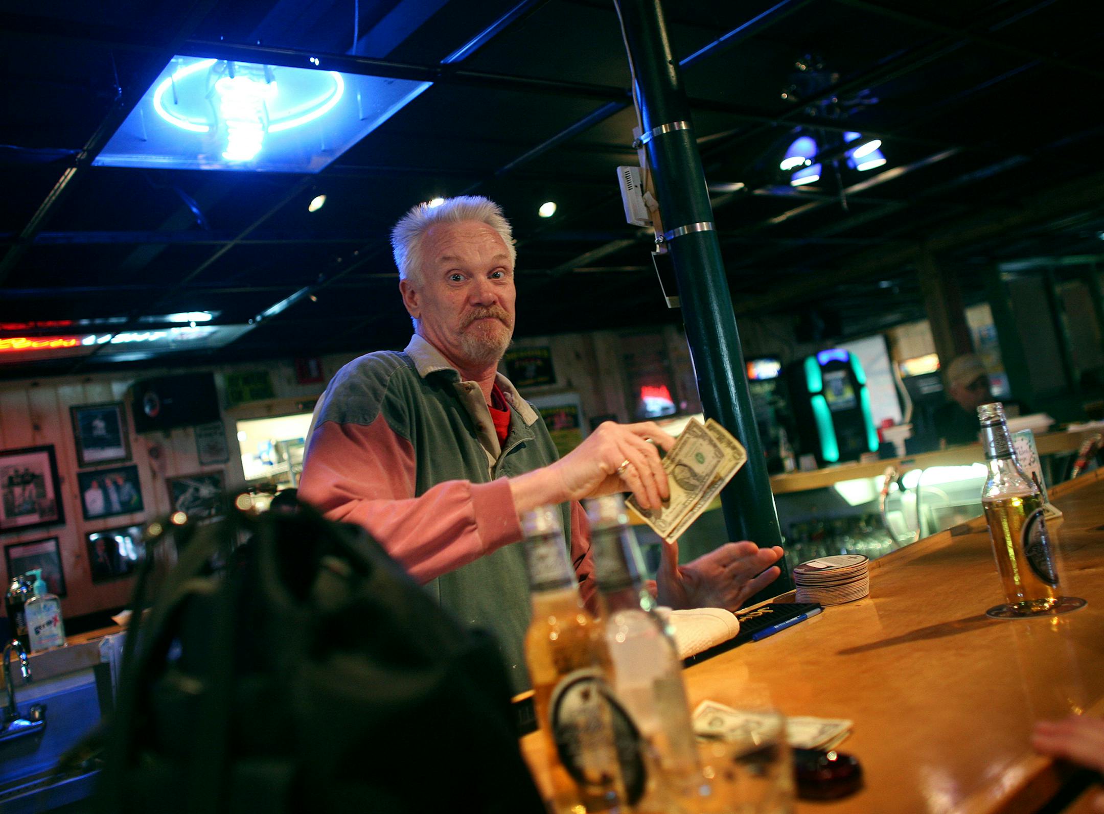 Russell Rotzien, a bartender at Rachael's bar — formerly known as Waldo's — was working the night Christianson and Trinity were murdered. The men were regulars. "I kept seeing their faces," Rotzien said.