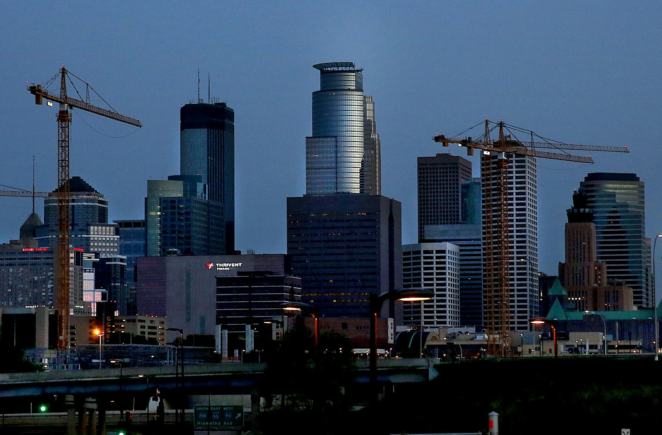 Construction continued on the new Vikings‚Äô stadium construction site, in the shadow of downtown Minneapolis. ] JIM GEHRZ ‚Ä¢ jgehrz@startribune.com / Minneapolis, MN / May 30, 2014 / 5:15 AM