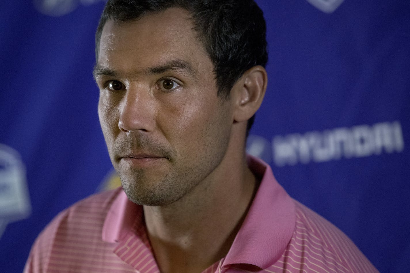 Minnesota Vikings quarterback Sam Bradford spoke to the media. Veteran players reported for camp on Wednesday.