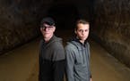 Dakota Laden and his best friend Tanner Wiseman, shown at the Wabash Street Caves in St. Paul, have taken their childhood fascination with paranormal 