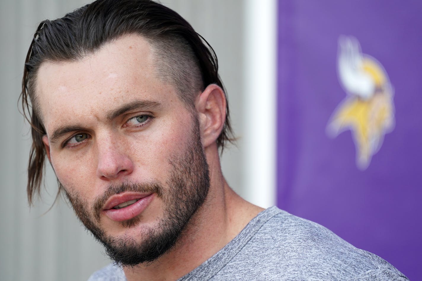 Vikings free safety Harrison Smith (22) spoke during an afternoon press conference Wednesday. ] ANTHONY SOUFFLE • anthony.souffle@startribune.com