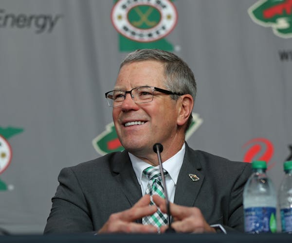 Paul Fenton has been on the job as GM with the Wild for just a month.