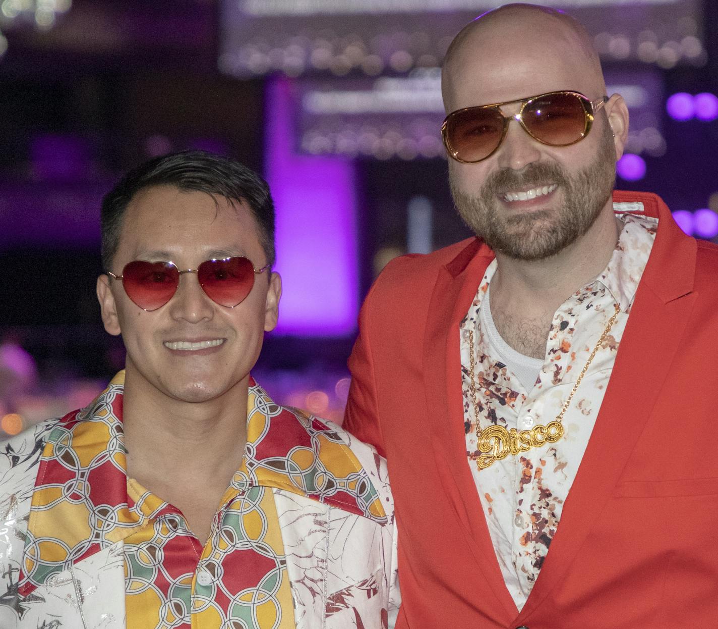 Johnny Yang and Goeff Roe at the 2019 Light up the Night Gala to benefit Hennepin Healthcare Foundation. [ Special to Star Tribune, photo by Matt Blewett, Matte B Photography, matt@mattebphoto.com, Hennepin Healthcare Foundation, Light Up the Night Gala, Dec. 6, 2019, Minnesota, 1009874435 FACE122919