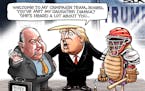 Sack cartoon: Roger Ailes on the Trump team