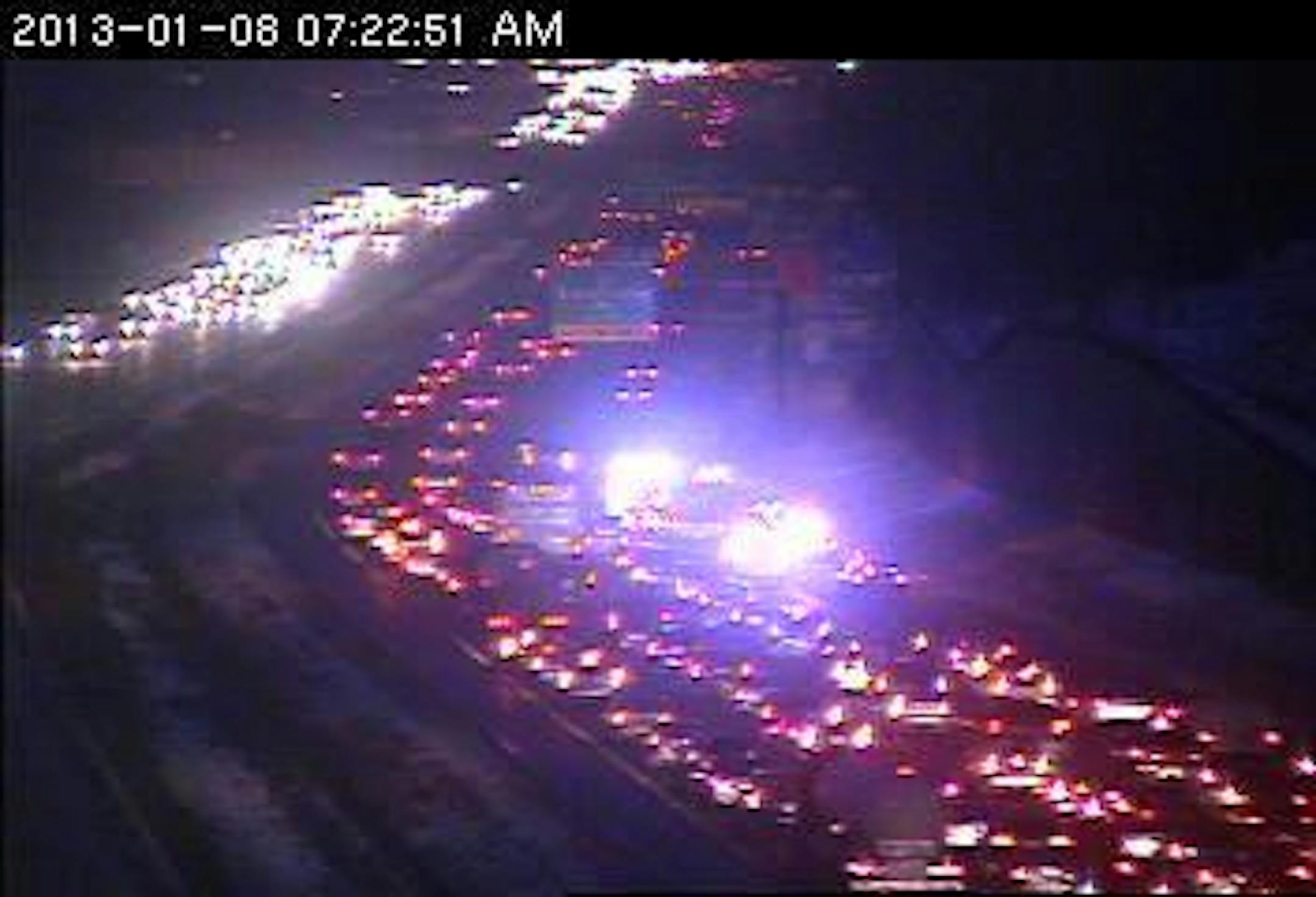 Eastbound 494 at West Bush Lake Road