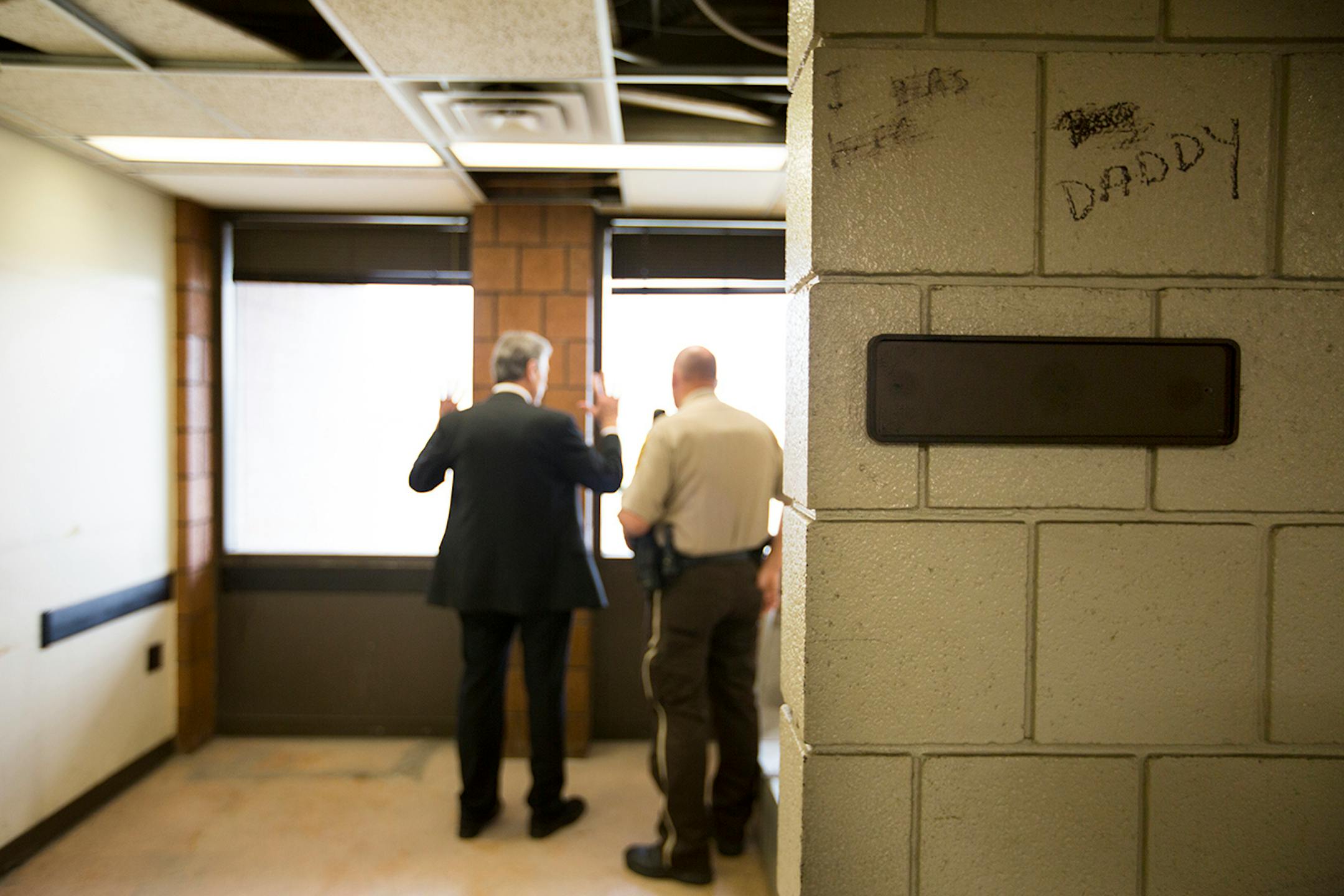 Members of the media take a tour of the former Ramsey County jail in downtown St. Paul on Friday, May 29, 2015.