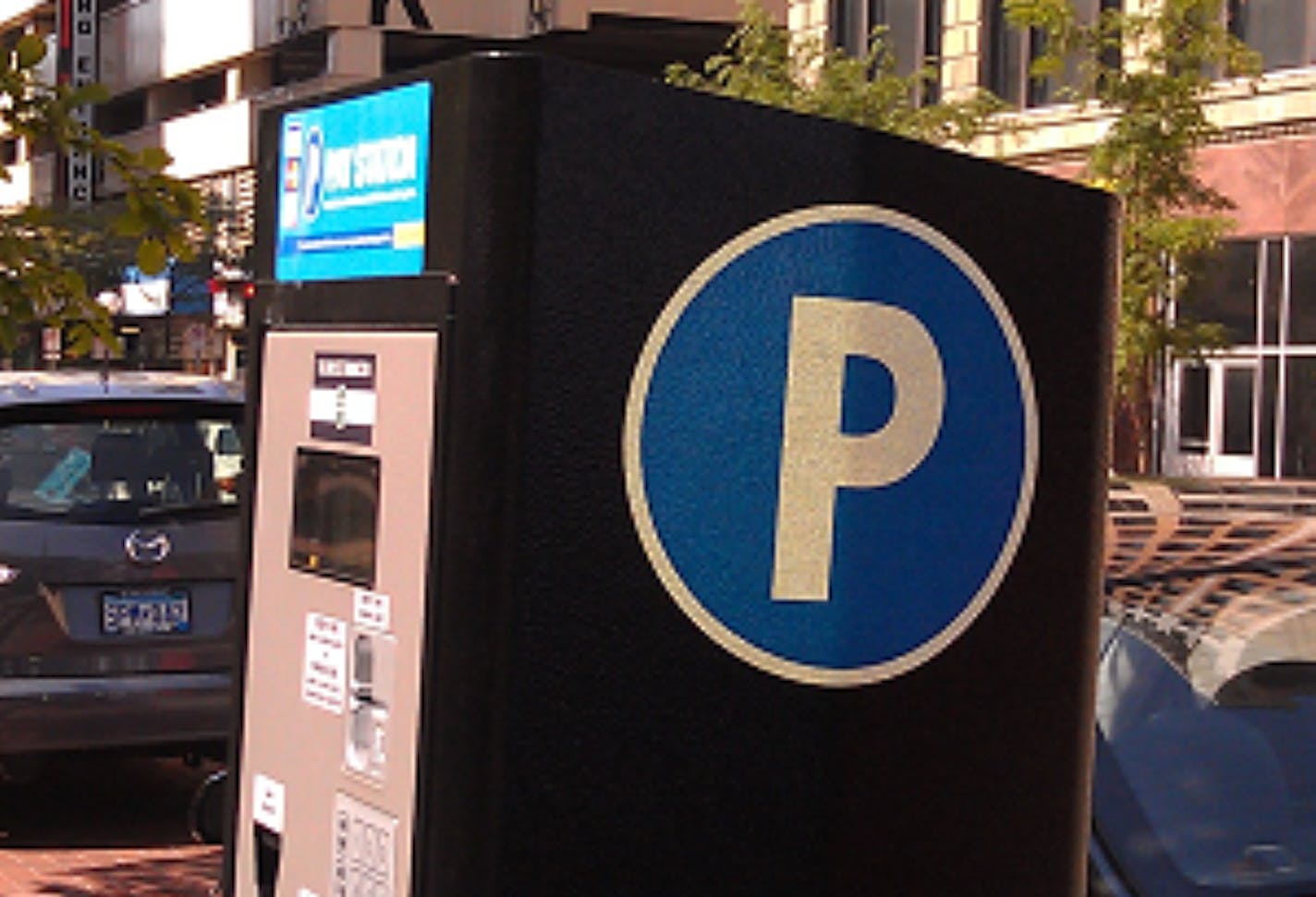 St. Paul parking meter pay station.