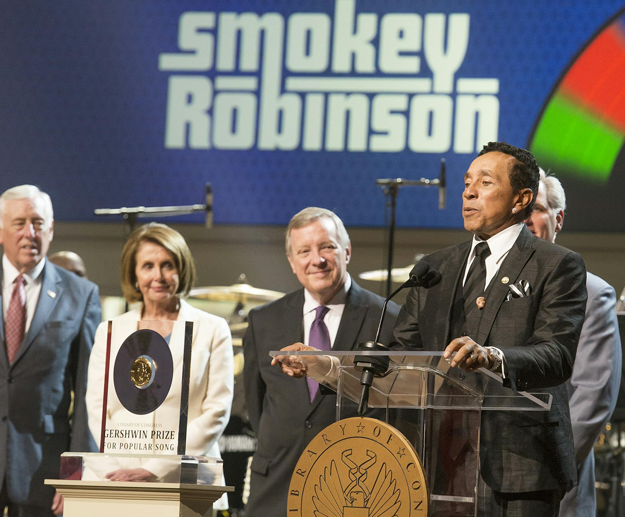 Smokey Robinson is honored with the Gershwin Prize.	risdonfoto.com