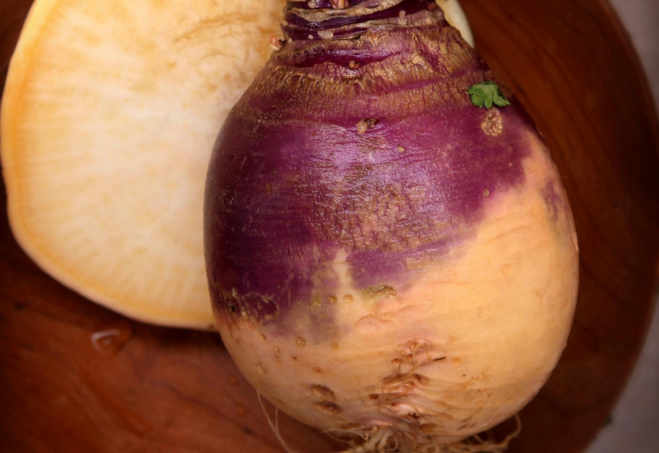 The sharp taste of rutabagas is easily tamed.