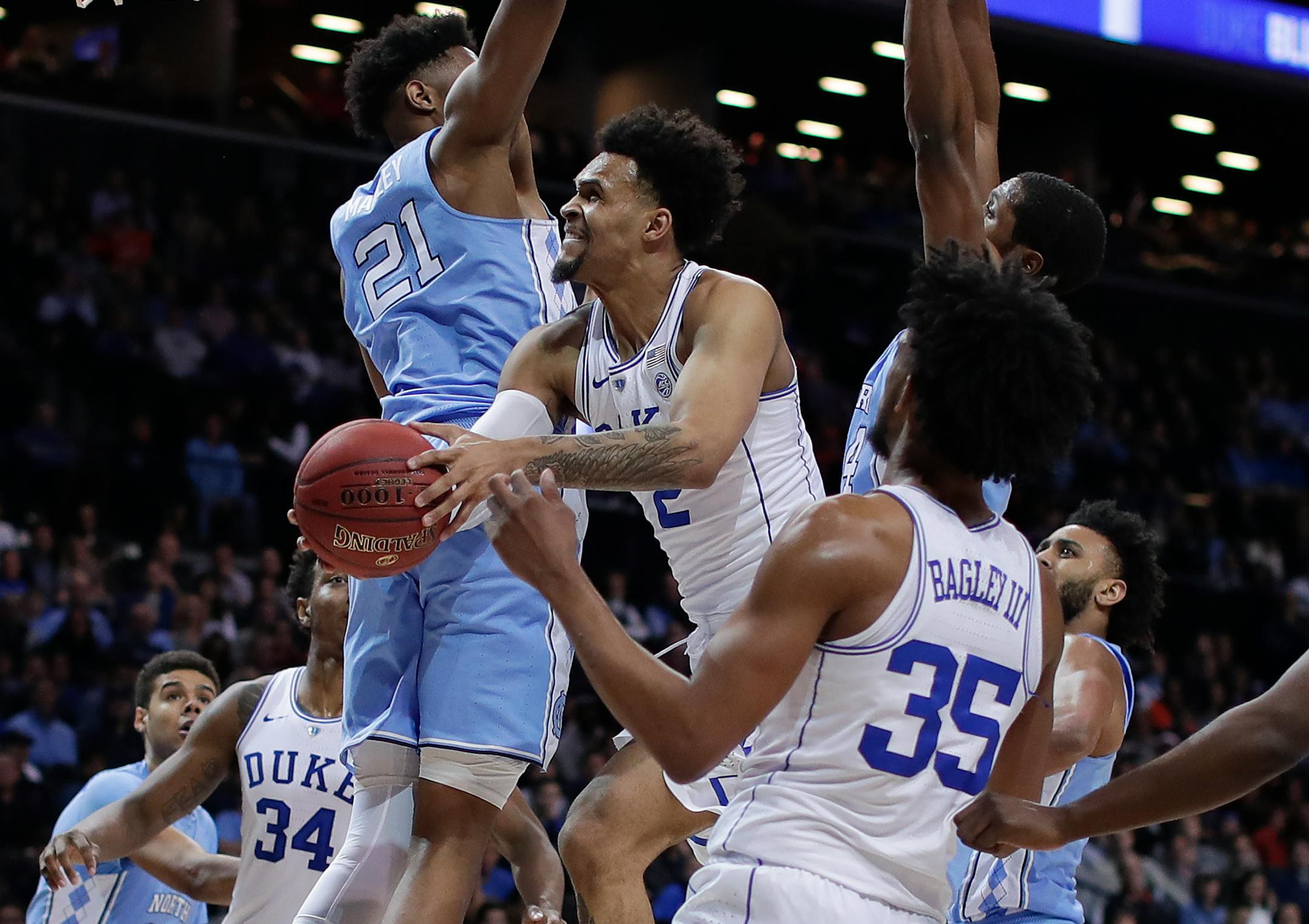 Gary Trent Jr. earned a reputation as a three-point ace at Duke, but the son of a former NBA power forward also showed he can slash to the basket when needed.