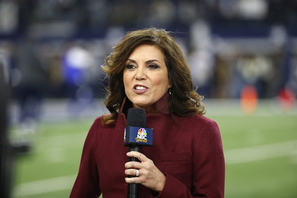 "My role is going to be hugely different in that I'm not allowed on the field," said NBC sideline reporter Michele Tafoya, who added that she's "eager