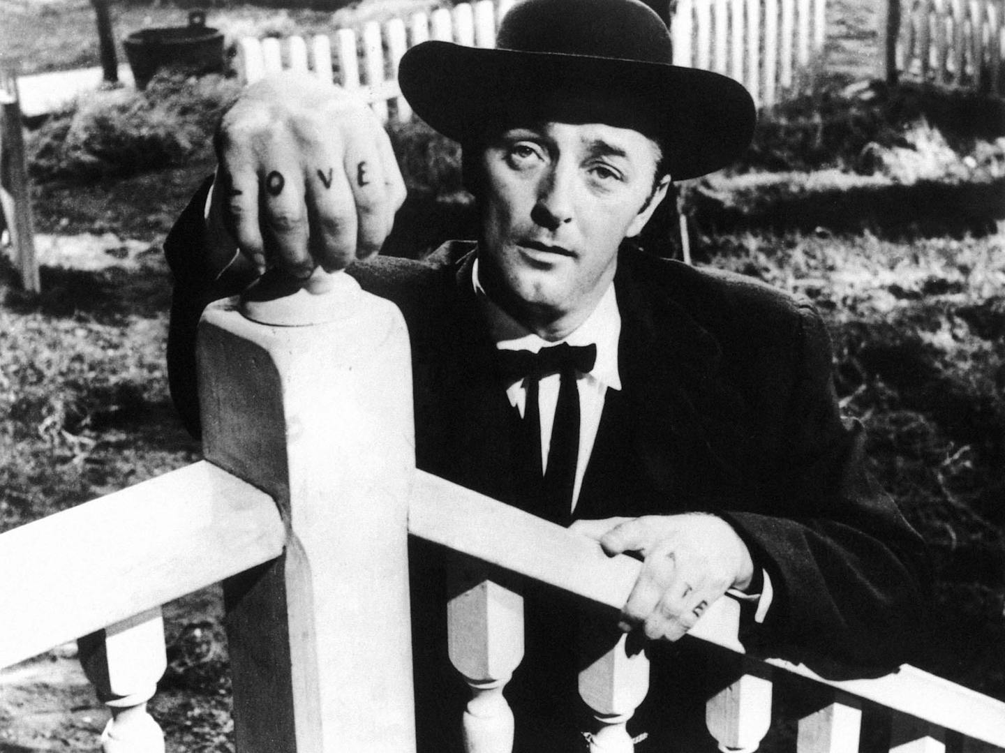 Robert Mitchum in "The Night of the Hunter"