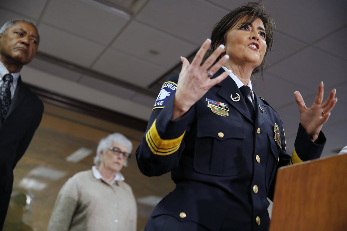 Minneapolis police chief Janee Harteau