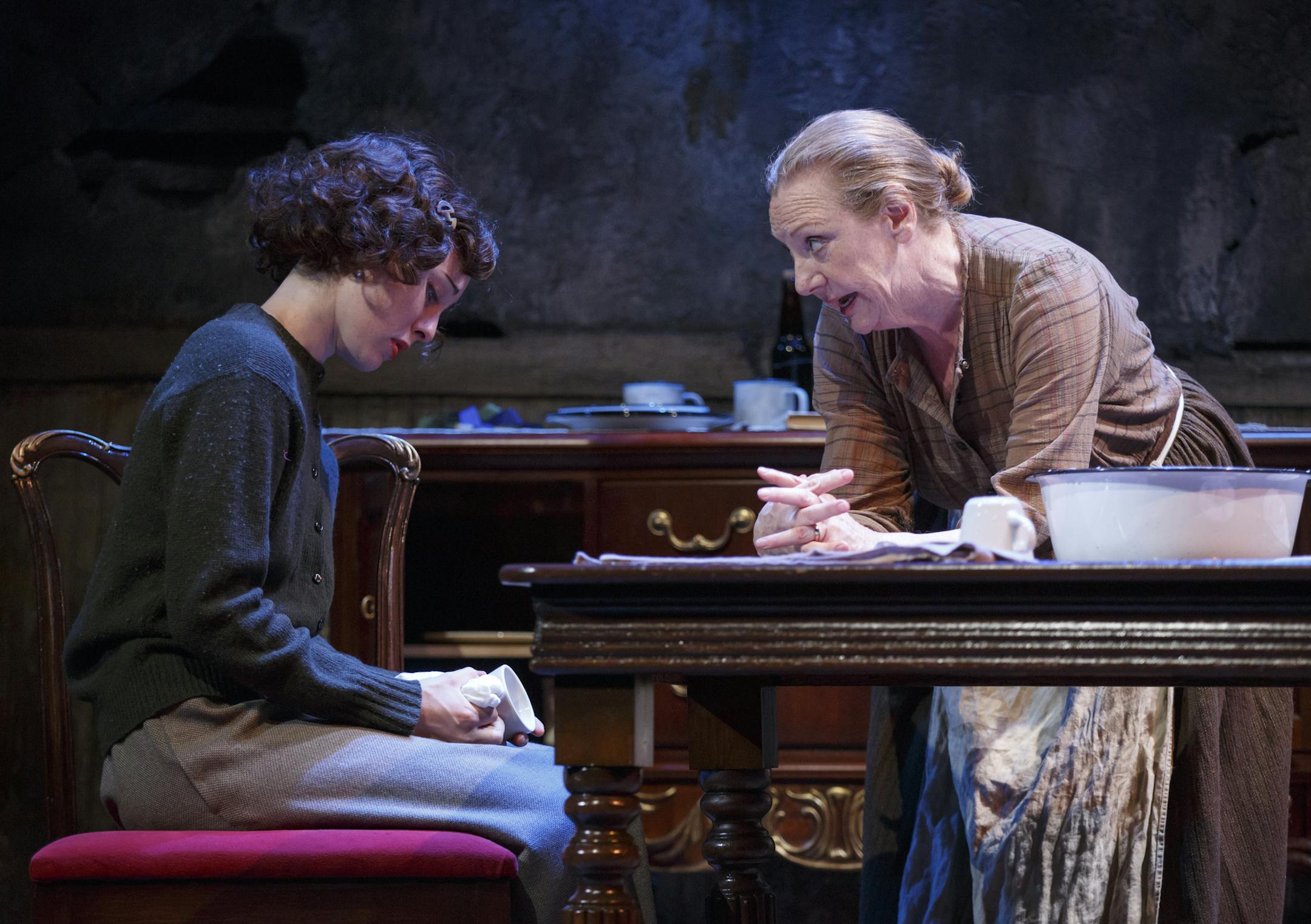 Katie Kleiger and Anita Reeves in "Juno and the Paycock."